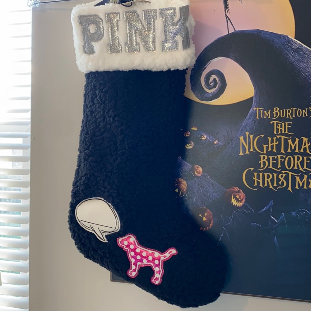 Victoria Secrets Pink Christmas Stocking